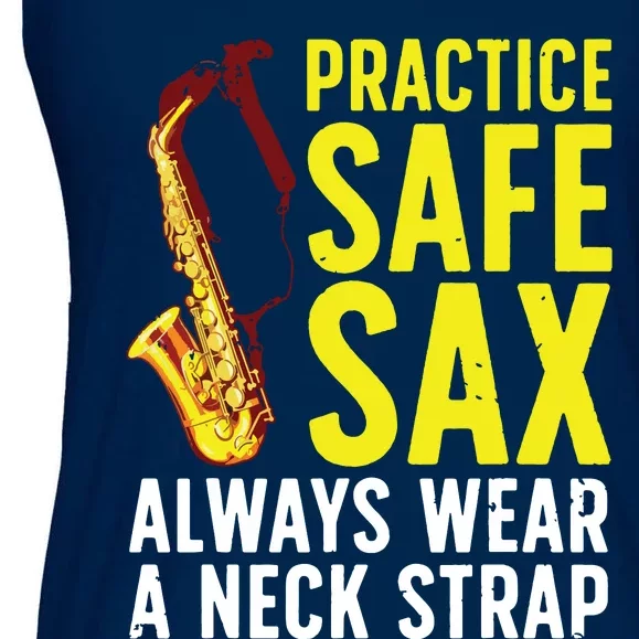 Funny Saxophone For Men Women Saxophone Player Saxophonist Ladies Essential Flowy Tank