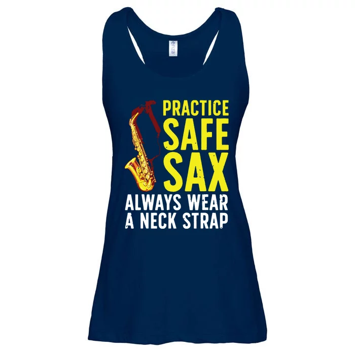 Funny Saxophone For Men Women Saxophone Player Saxophonist Ladies Essential Flowy Tank