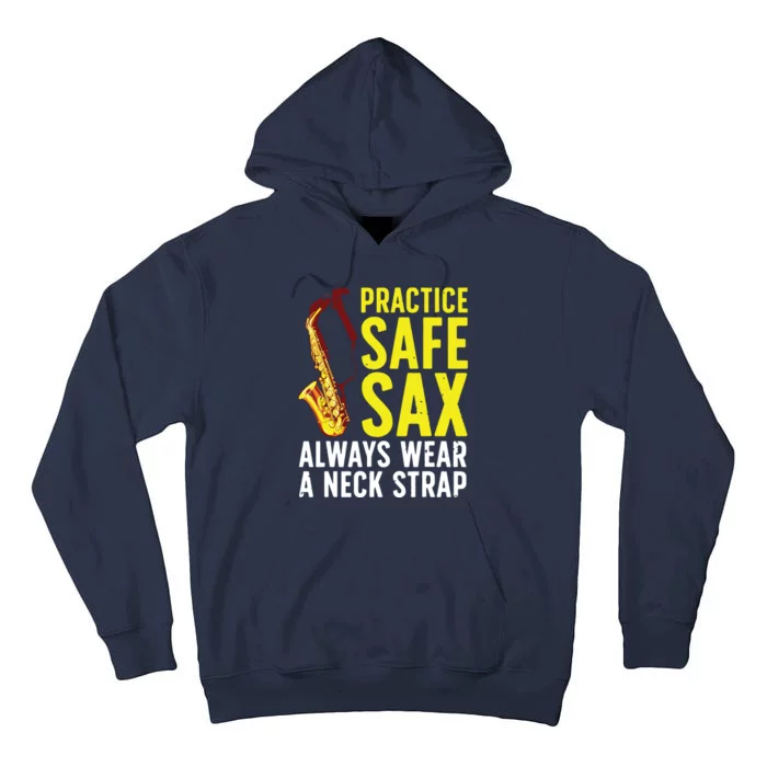 Funny Saxophone For Men Women Saxophone Player Saxophonist Tall Hoodie