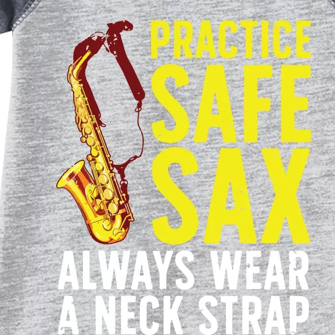 Funny Saxophone For Men Women Saxophone Player Saxophonist Infant Baby Jersey Bodysuit