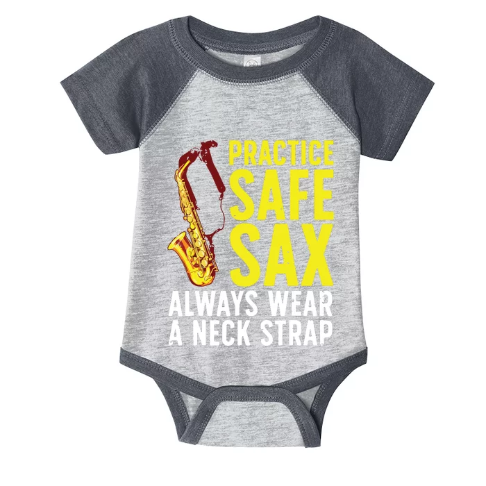 Funny Saxophone For Men Women Saxophone Player Saxophonist Infant Baby Jersey Bodysuit