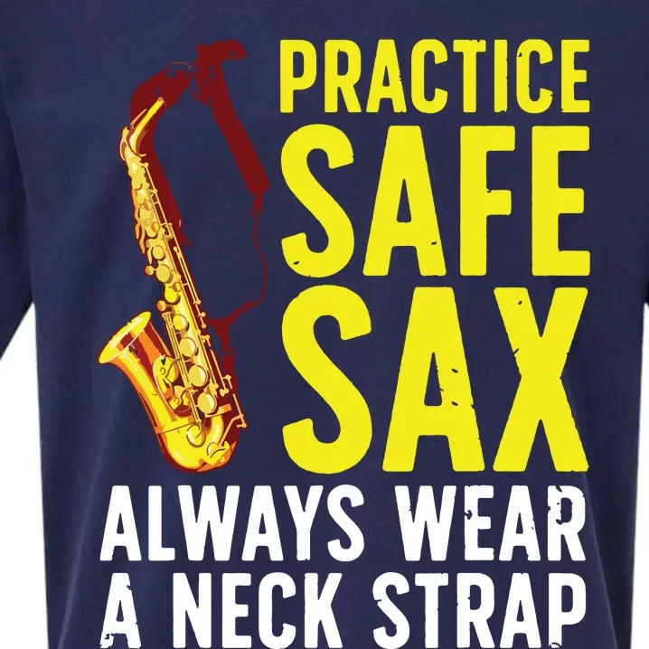 Funny Saxophone For Men Women Saxophone Player Saxophonist Sueded Cloud Jersey T-Shirt