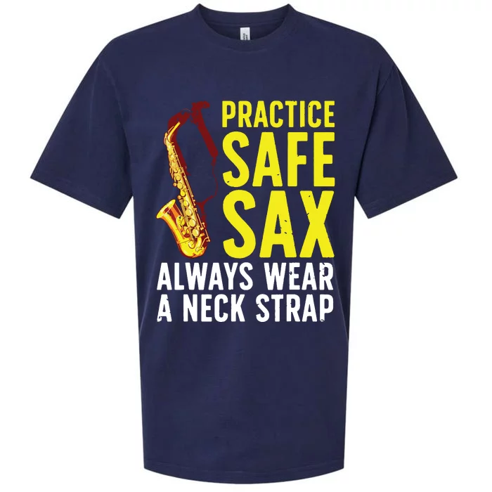 Funny Saxophone For Men Women Saxophone Player Saxophonist Sueded Cloud Jersey T-Shirt