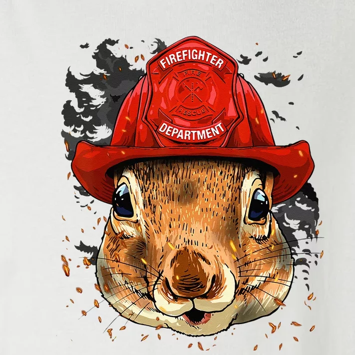 Firefighter Squirrel Fire Department Fireman Squirrel Lover Toddler Long Sleeve Shirt