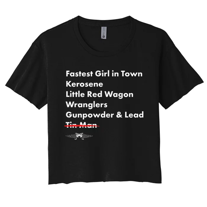 Fight Songs Women's Crop Top Tee