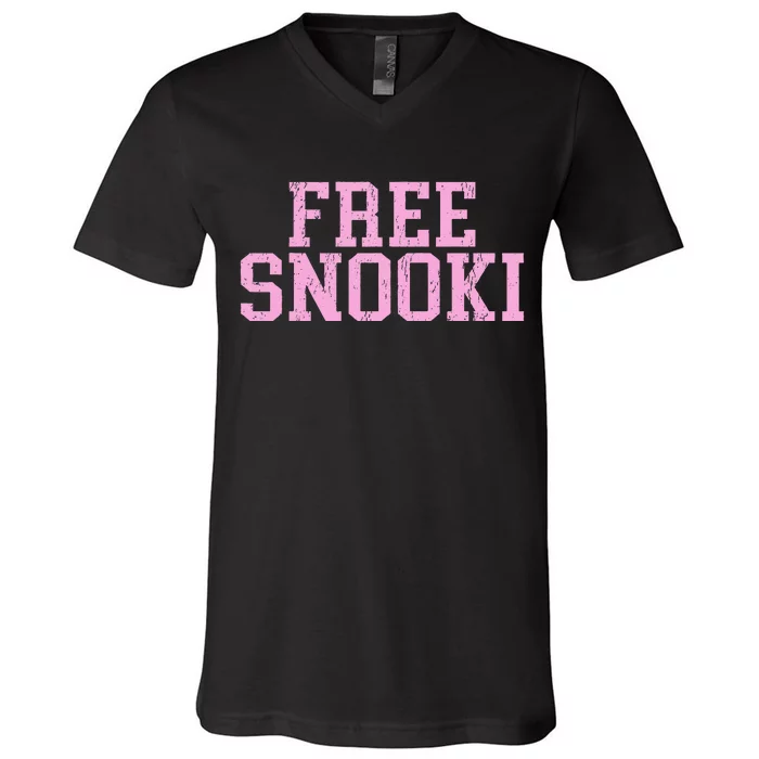 Free Snooki V-Neck T-Shirt