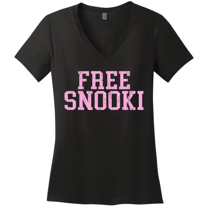 Free Snooki Women's V-Neck T-Shirt