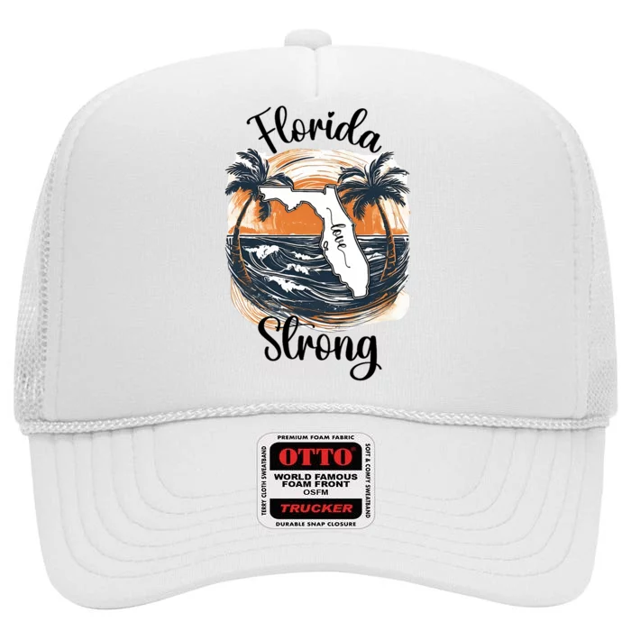 Florida Strong Florida Southeastern High Crown Mesh Trucker Hat