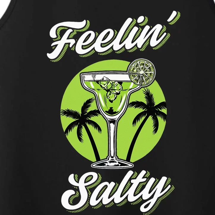 Feeling Salty Funny Cinco De Mayo Margarita Mexican Performance Tank