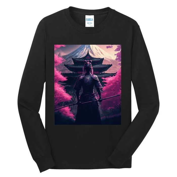 Female Samurai Tall Long Sleeve T-Shirt