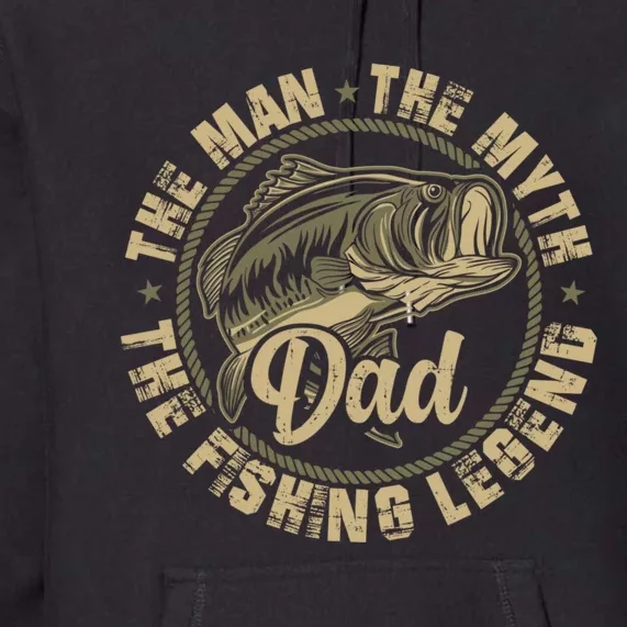 Fishing Shirts For Dad Father Day Fishing Gift For Fisherman Premium Hoodie