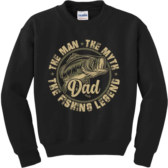 Fishing Shirts For Dad Father Day Fishing Gift For Fisherman Kids Sweatshirt