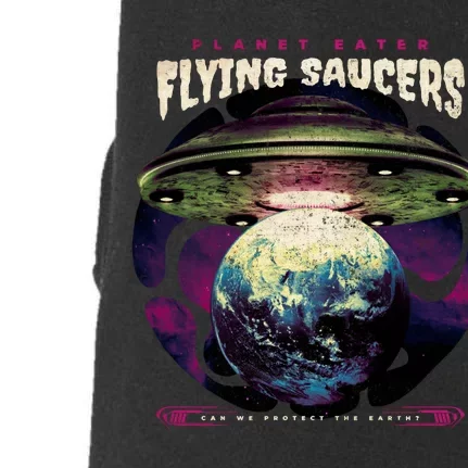 Flying Saucers Doggie 3-End Fleece Hoodie