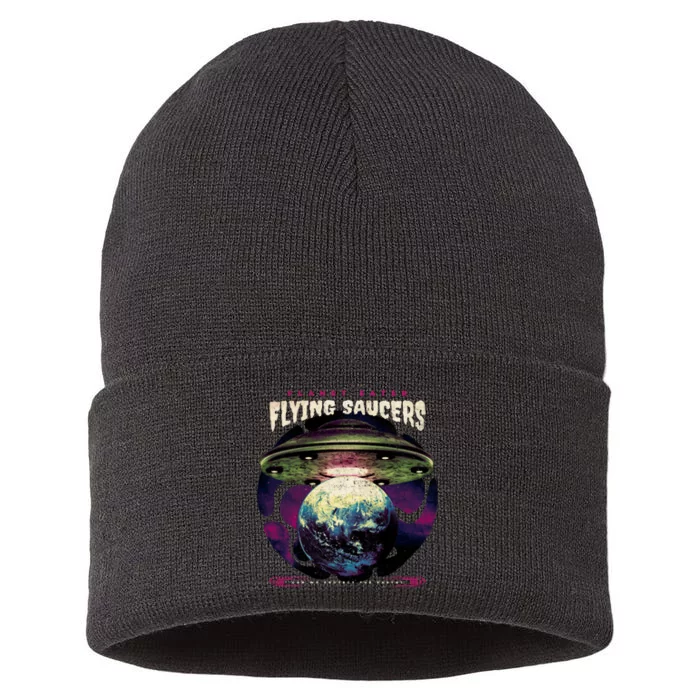 Flying Saucers Sustainable Knit Beanie