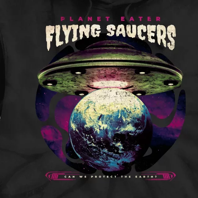 Flying Saucers Tie Dye Hoodie