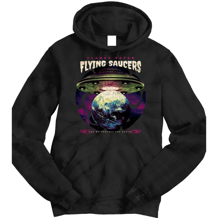 Flying Saucers Tie Dye Hoodie