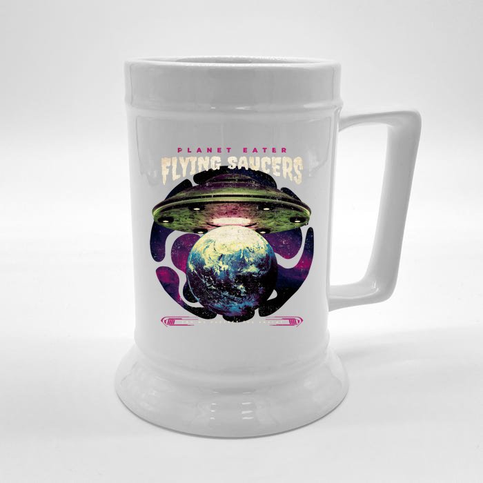 Flying Saucers Front & Back Beer Stein