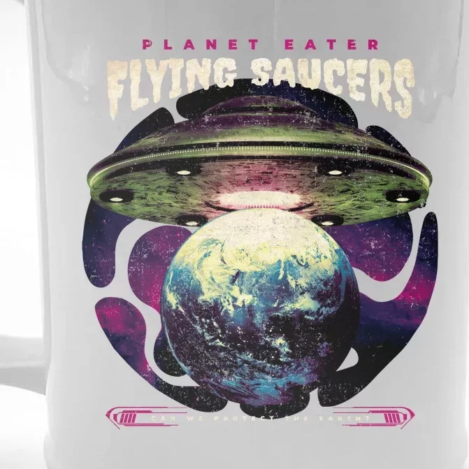 Flying Saucers Front & Back Beer Stein