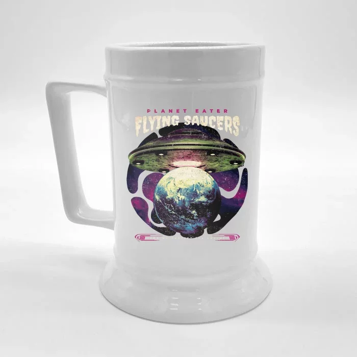 Flying Saucers Front & Back Beer Stein