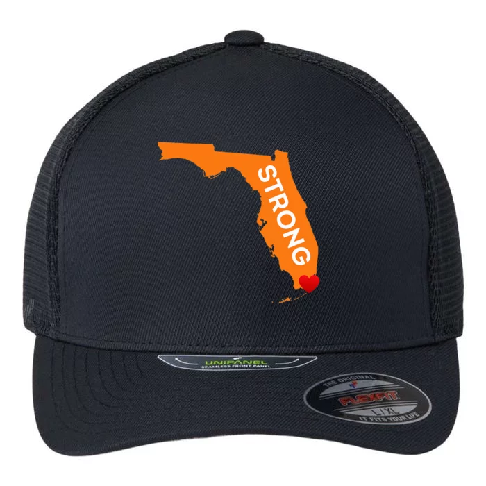 Florida Strong For Floridians And Those That Love Fl Flexfit Unipanel Trucker Cap