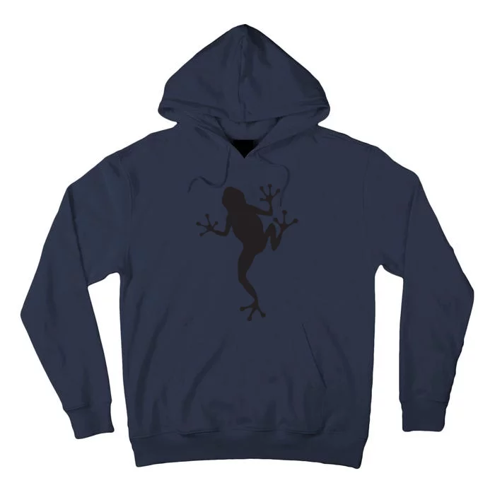 Frog Silhouette Funny Tall Hoodie