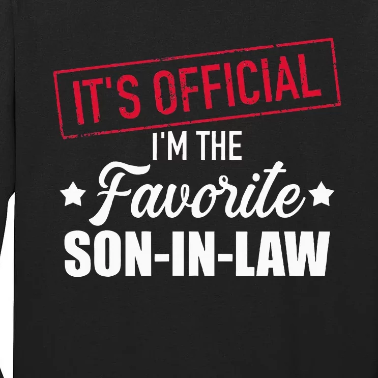 Favorite Soninlaw From Motherinlaw Or Fatherinlaw Tall Long Sleeve T-Shirt