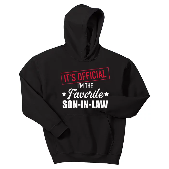 Favorite Soninlaw From Motherinlaw Or Fatherinlaw Kids Hoodie