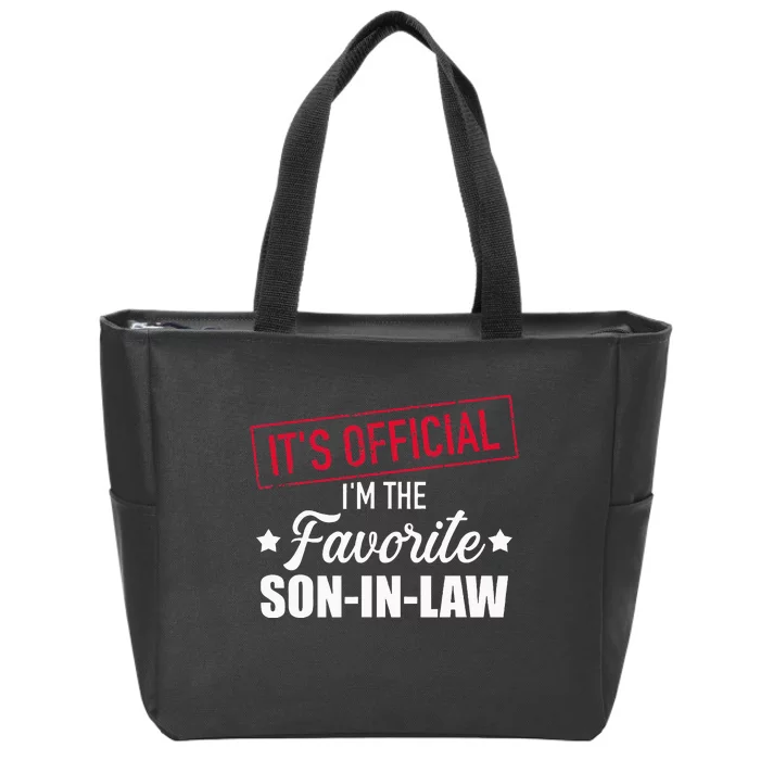 Favorite Soninlaw From Motherinlaw Or Fatherinlaw Zip Tote Bag