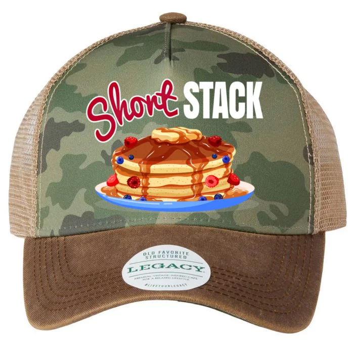 Funny Short Food Stack Pancake National Hot Breakfast Month Meaningful Gift Legacy Tie Dye Trucker Hat