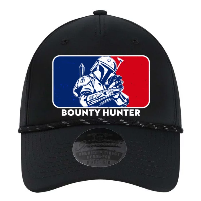 Funny Sci Fi Bounty Hunter Sports Logo Performance The Dyno Cap