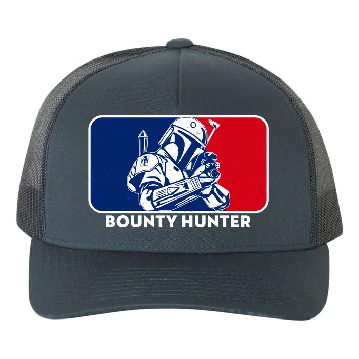 Funny Sci Fi Bounty Hunter Sports Logo Yupoong Adult 5-Panel Trucker Hat