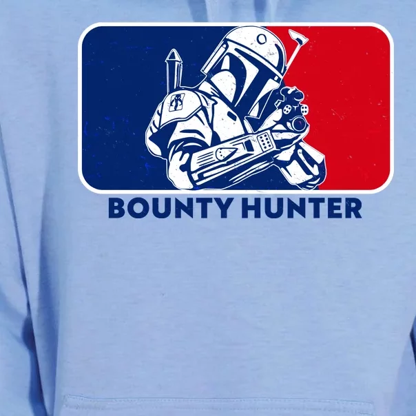 Funny Sci Fi Bounty Hunter Sports Logo Unisex Surf Hoodie