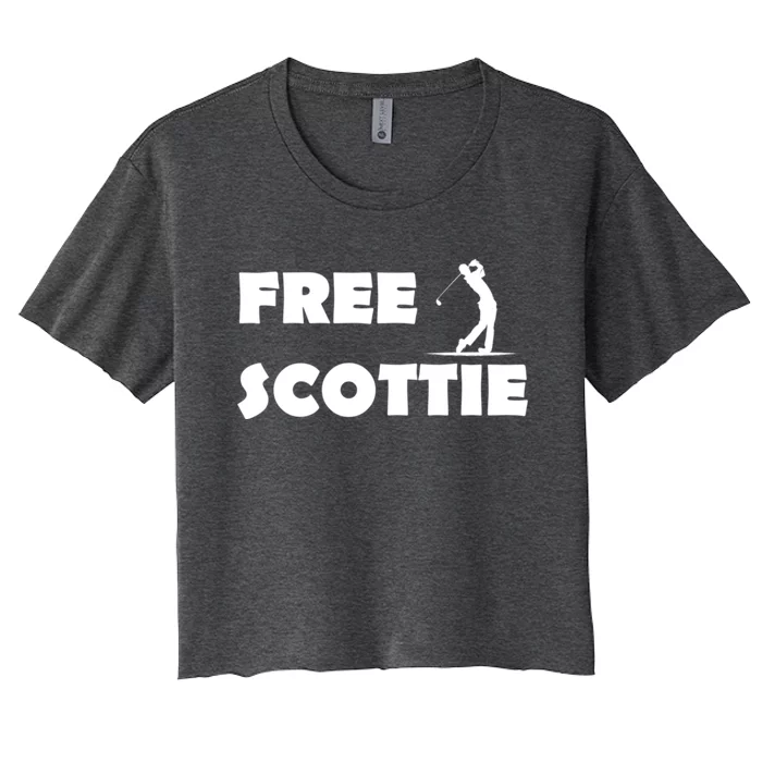 Free Scottie Free Scottie Scheffler Women's Crop Top Tee