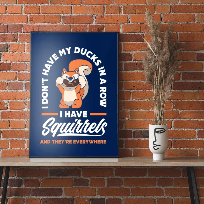 Funny Squirrel Poster