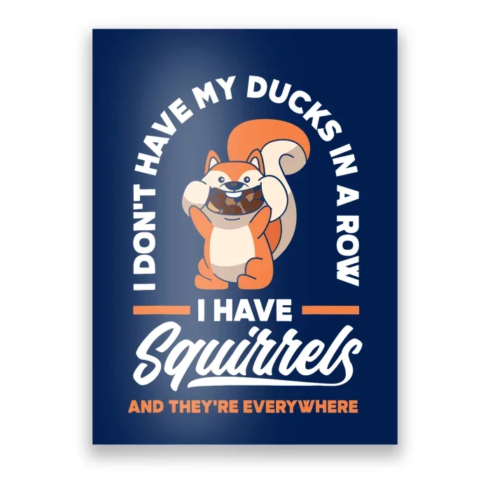 Funny Squirrel Poster