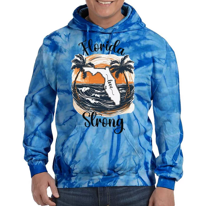 Florida Strong Florida Southeastern Gift Tie Dye Hoodie