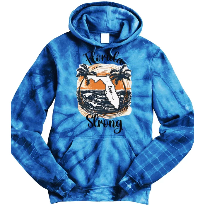 Florida Strong Florida Southeastern Gift Tie Dye Hoodie