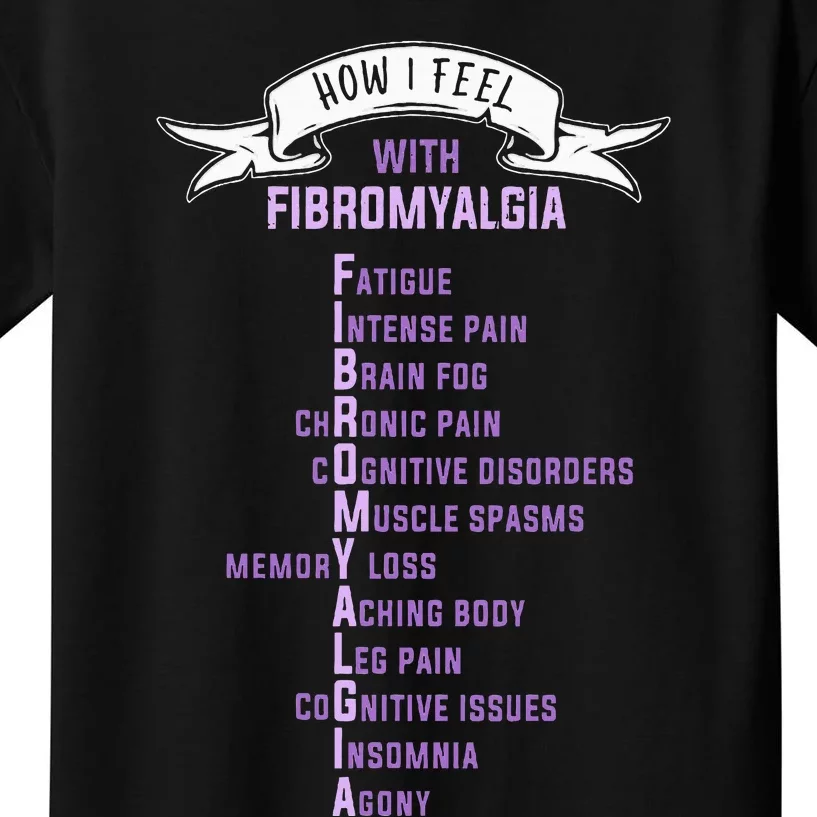 Fibromyalgia Spoonie & Fibro Awareness This Is My Flare Day Kids T-Shirt