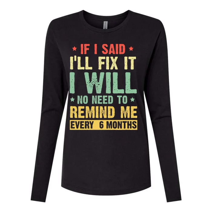 funny saying for handyman tshirts for  handyman Womens Cotton Relaxed Long Sleeve T-Shirt