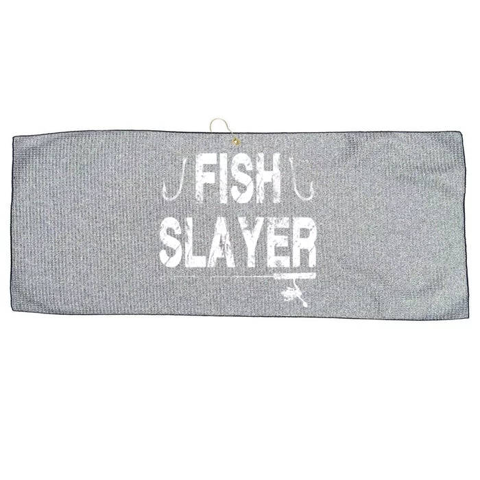 Fish Slayer Large Microfiber Waffle Golf Towel