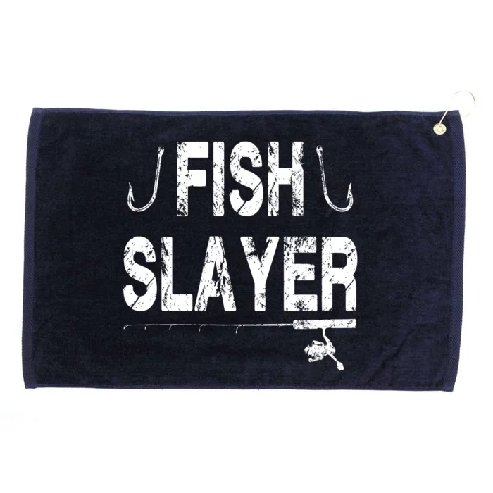 Fish Slayer Grommeted Golf Towel