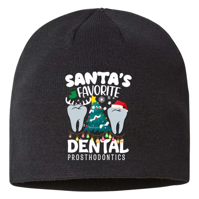 Funny SantaS Favorite Dental Periodontist Christmas Santa Hat 8 1/2in Sustainable Knit Beanie