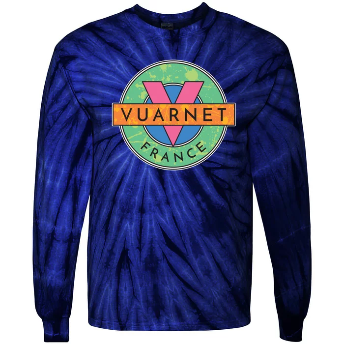 French Sunglasses Tie-Dye Long Sleeve Shirt