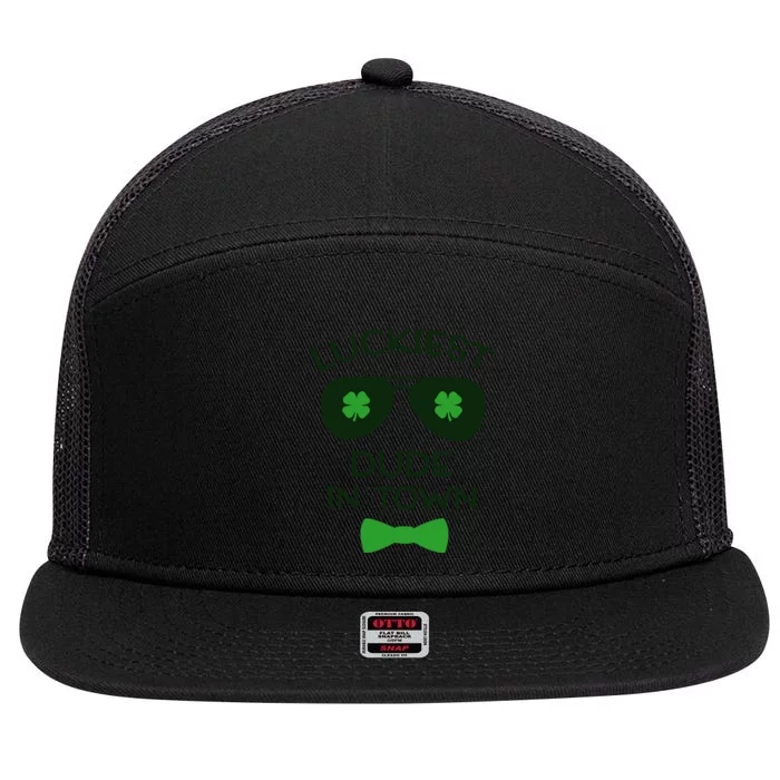 Funny St 7 Panel Mesh Trucker Snapback Hat