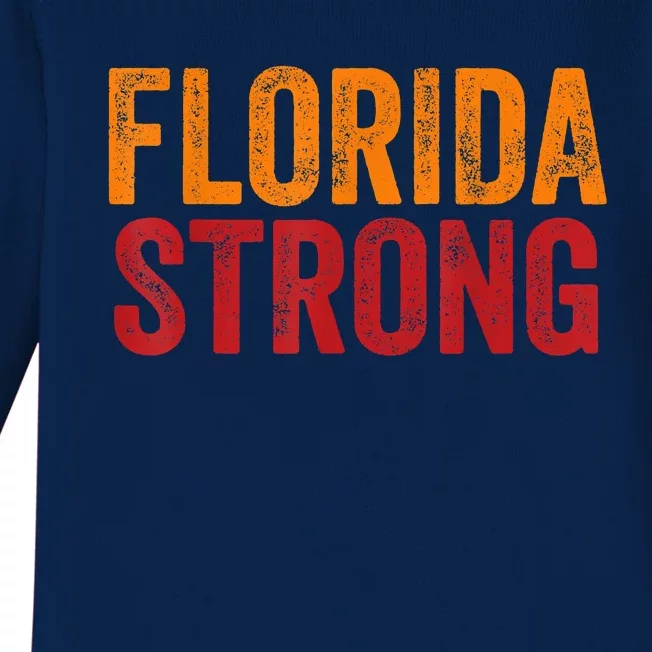 Florida Strong Baby Long Sleeve Bodysuit