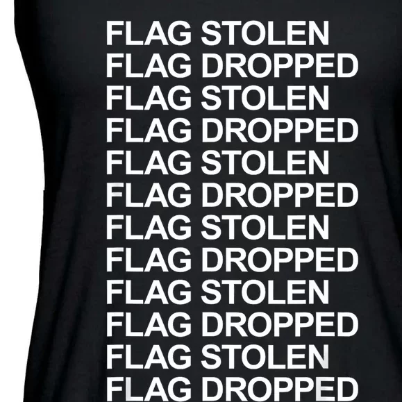 Flag Stolen Flag Dropped Funny Saying Quote Ladies Essential Flowy Tank