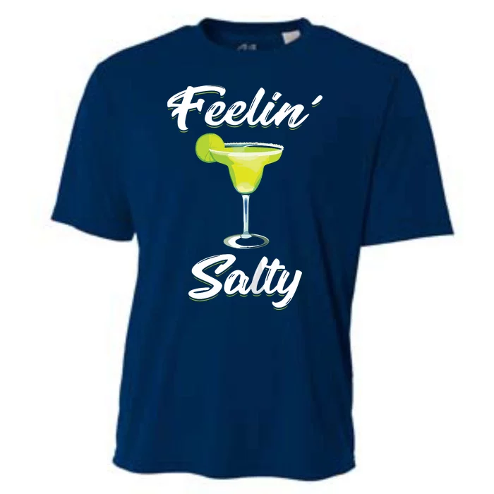 Feelin' Salty Funny Cinco De Mayo Margarita Cooling Performance Crew T-Shirt