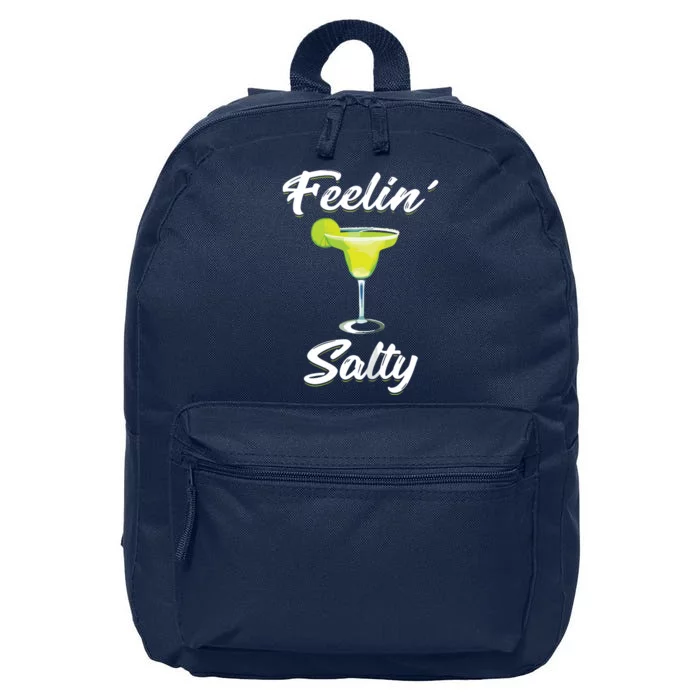 Feelin' Salty Funny Cinco De Mayo Margarita 16 in Basic Backpack