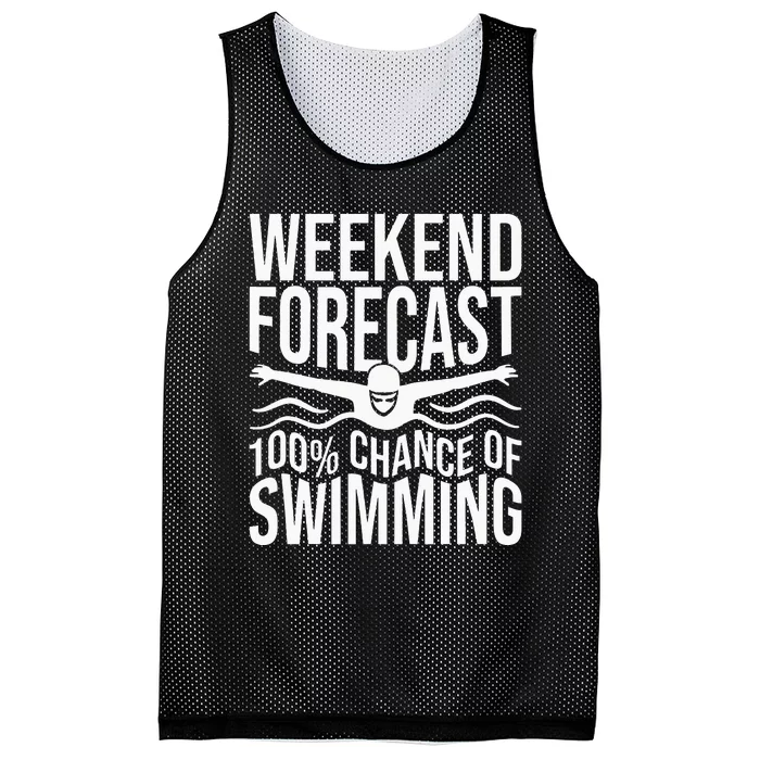 Funny Swimming Mesh Reversible Basketball Jersey Tank