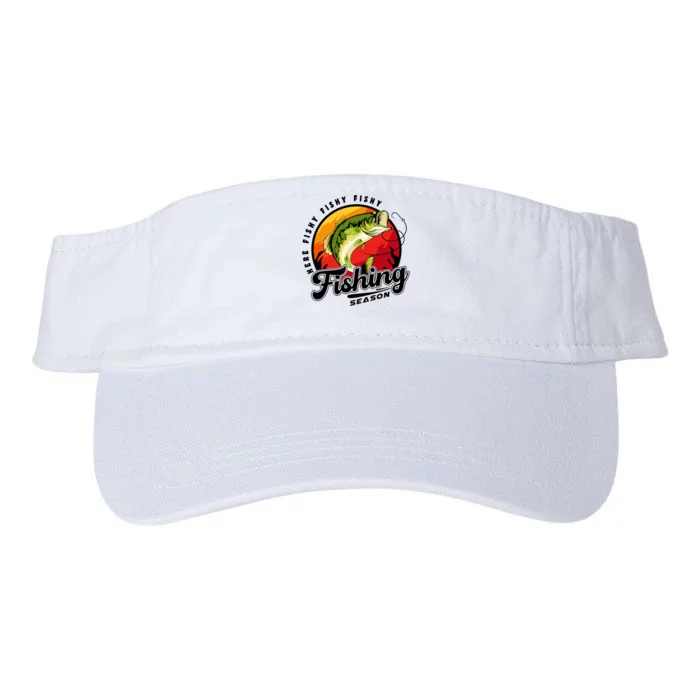 Fishing Season Fisherman Fishing Lovers Gifts Valucap Bio-Washed Visor